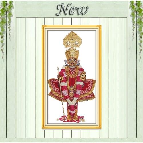 Indian god Religion decor paintings counted printed on canvas DMC 14CT 11CT chinese Cross Stitch Needlework Sets Embroidery kits