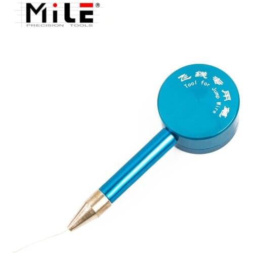 Insulation Jump Wire for iPhone Fingerprinter Senso Box with 0.02mm Fly Line Pen PCB Link Wire Mobile Phone Welding Tools Set