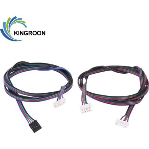 5pcs XH2.54 1 Meter 4 pin Stepper Motor Wire Dupont Cable Female to Female Motor Terminal Line 3D Printer Parts 500 800 1000mm