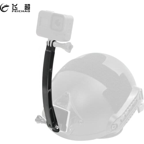 Helmet Bracket Mount Holder Extension Arm 20cm Curved Rod for GoPro Hero 8 7 6 5 YI Action Camera Motorcycle Bike Accessories