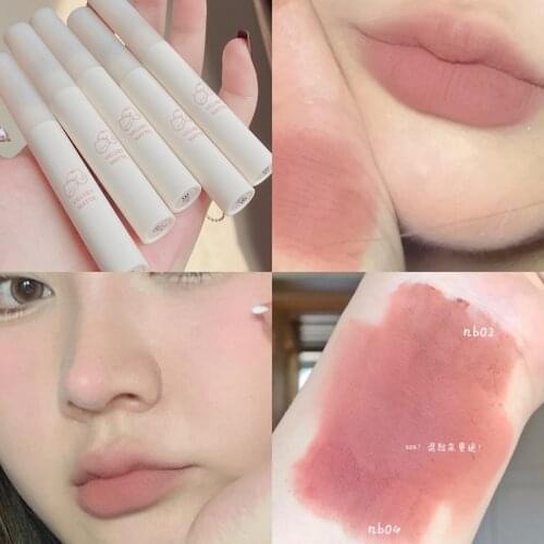 5 Color Matte Lip Gloss Waterproof Long Lasting Makeup Liquid Lip Stick Lip Gloss Matte Pigmented Lip Tint Lipstick Cosmetic