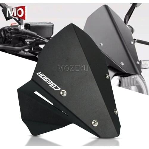 Motorcycle CBR650R Windshield Fairing Windscreen Aluminum Kit Deflector Fits For Honda CBR650R CBR 650R CBR 650 R CBR650 R 2019