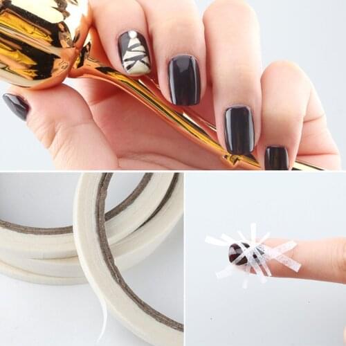 1 Roll French Manicure Nail Art Sticker Tape Divide Colors Tips Easy Creative Pattern DIY Nail Repair Tools For Decoration