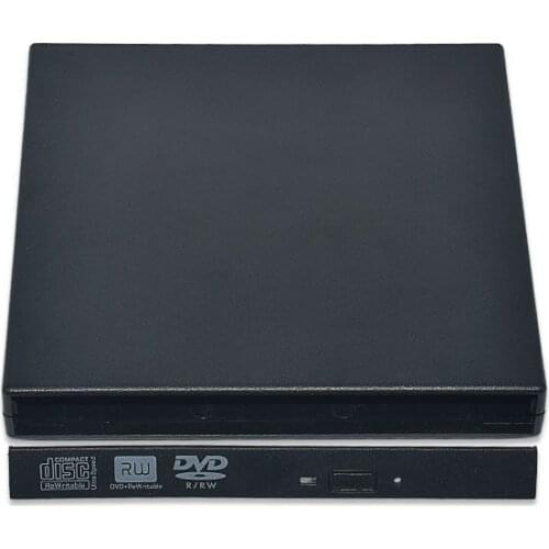 NIGUDEYANG Slim External USB 2.0 Enclosure Case Caddy Adapter for Laptop CD/DVD Optical Drive 12.7mm SATA Tray-load DVD ODD