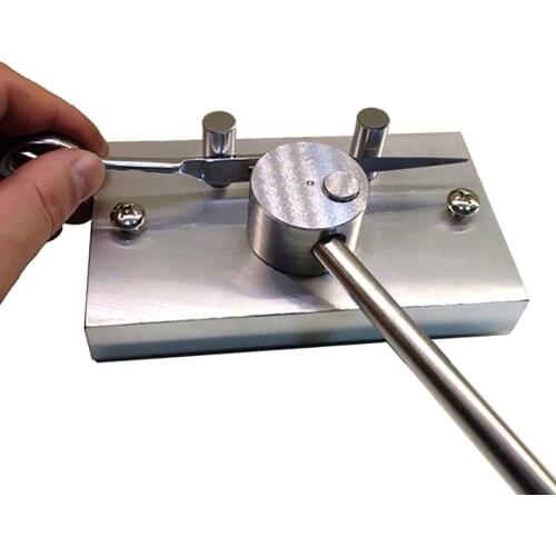 DIY Scissors Arc Corrector Twisting Machine Bending Devi Manual Barber Scissors Repair Tool The Third Round Radian Corrector