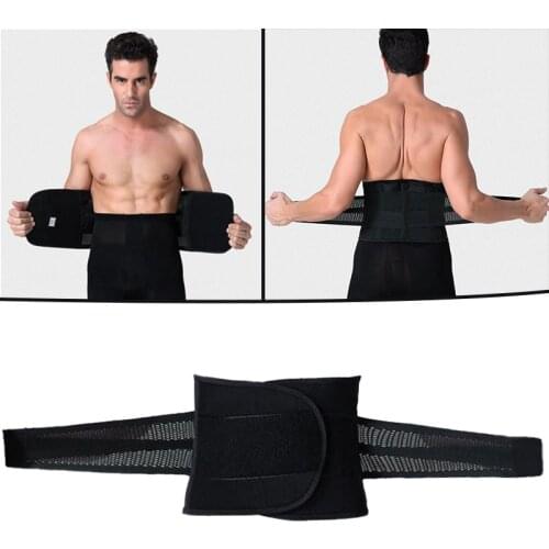 Lower Back Support Brace Waist Trimmer Belt Body Slim Sweat Wrap for Postpartum Workout Stomach Back Lumbar d88