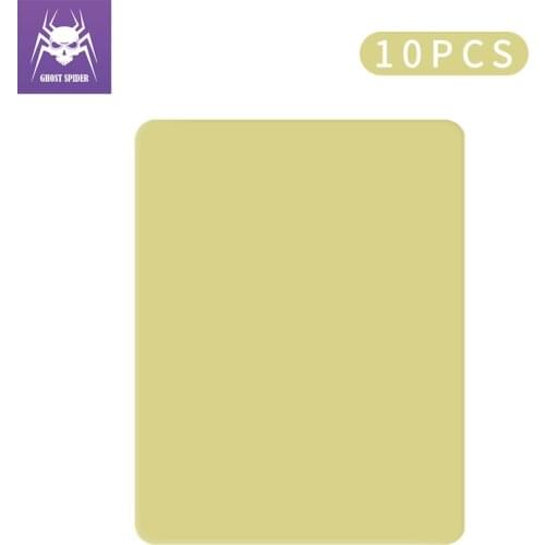 GHOST SPIDER 10pcs Blank Silicone Skin Tattoo Practice Sheet For Needle Machine Supply