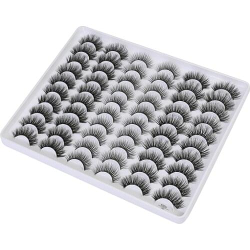 10/20/30 Pairs 3D Mink Lashes Natural Mink False Eyelashes Dramatic Volume Fake Eyelash Extension Faux Cils Wholesale Makeup