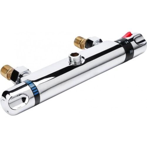 Shower Mixer Bar Replacement Valve Outlet Home Bathroom Accessory Modern Thermostatic