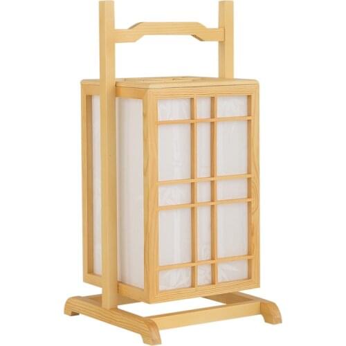 Japanese Wood Solid Floor Lamp Creative Wood Lamp Color Nordic Bedside Lamps Standing Lamps for Living Room Standing Lamp