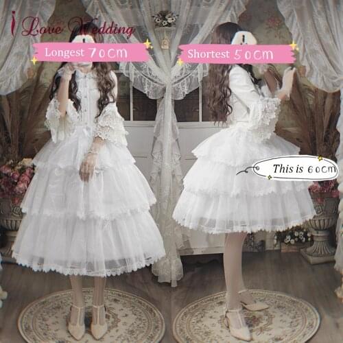 Japanese Lolita Cosplay Party Petticoat Underskirt for Girls Lace Fluffy Short Tutu Skirt Women Rockabilly Crinoline Pettiskirt