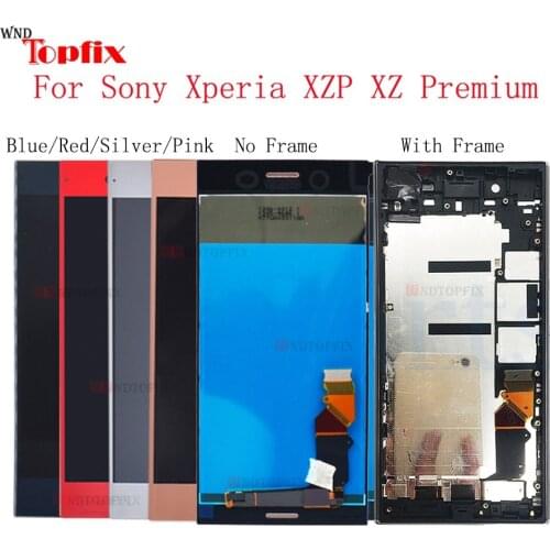 For Sony Xperia XZ Premium LCD Display Touch Screen Digitizer Assembly XZ Plus LCD G8141 G8142 Display Screen Replacement