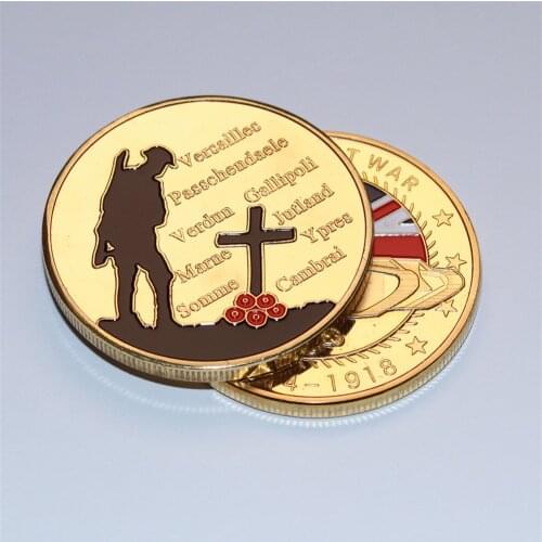 1914-1918 The Great War pass Aircraft Challenge Coin