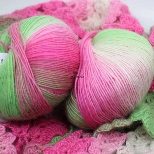 50g Multicolour Knitted Lot of HandCrafts Yarn Soft Baby Knitting Baby 100% Wool Scarf Babycare Crochet wholesale Yarn Wool DIY