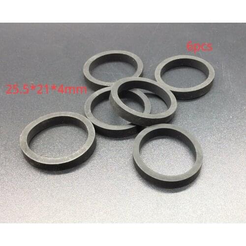 6pcs 25.5*21*4mm wheel shock absorber for belt pulley cassette deck audio recorder cassette pinch roller Stereo player