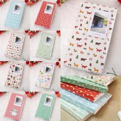 84 Pockets Album Storage Case For Polaroid Mini Film Size Photo Gallery Floral Printed Useful Memory Holders