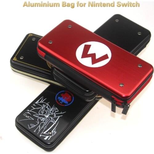 Aluminium Game Console Storage Bag for Nintend Switch Console Travel Storage Hard Case Outdoor Protective Cover