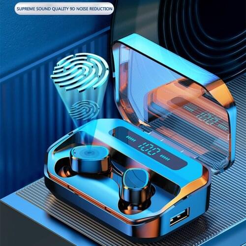 TWS Wireless Bluetooth Earphone Sport Headphones Earbuds 9D HiFi Stereo Sound Charging Box Mobile Phone Car Gaming Headsets 5.0