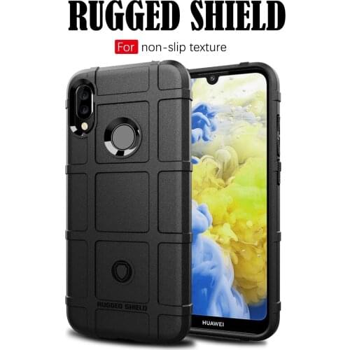Armor Anti-shock Cases For Huawei Honor Y6 Prime 2019 Case Cover Soft Anti-shock Bumper For Huawei Y6 Prime 2019 Back Case