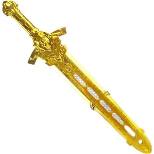 Children Swordsman Plastic Toys Swords Guns Blue Dragon Sword Shangfang Sword Show Sword Heaven King Sword Model Weapon