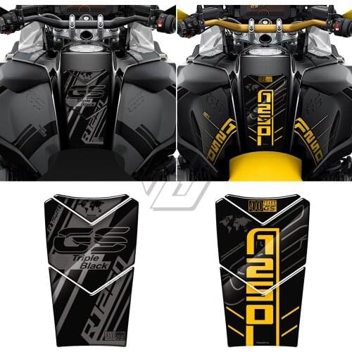 For BMW R1250GS Adventure Triple Black 2020 2021 Motorcycle Gas Tank Pad Protection Decals