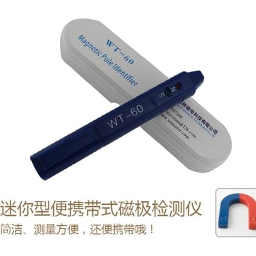 WT-60 Radiation Dosimeter Gauss Meter Magnetic Detection Pen Determination Magnets NS Class Measurement North South Detetor