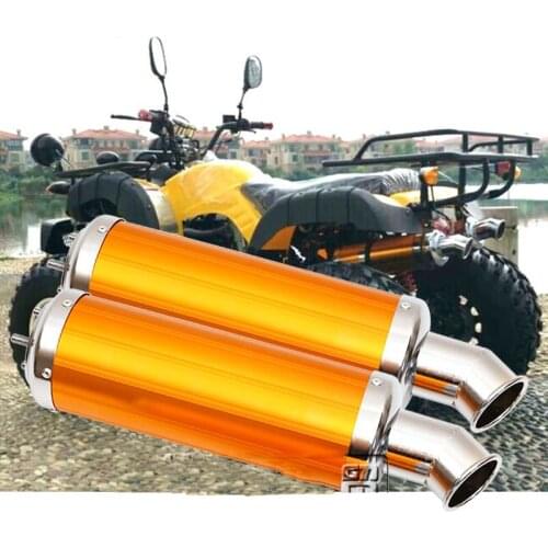 Motorcycle Exhaust Muffler Pipe 125cc 150cc 160cc 300cc Dirt Pit Bike FOR Honda Kawasaki Yamaha ATV UTV BAJA ORV