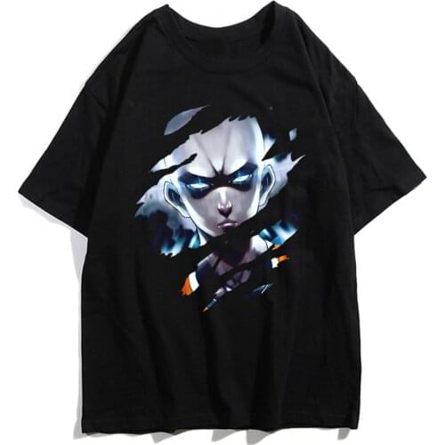 CLOOCL Anime One Punch Man Cotton T-shirt Funny Cartoon Graphic 3D Printed Men Shirts Harajuku Casual Tshirt Streetwear Top Tees