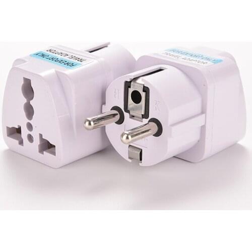 JETTING New EU GER AU CHN Plug Adapter European Germany Australia Chinese Power White Travel Converter Conversion Plug