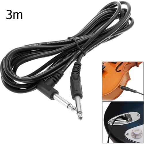 3M/10 Feet Guitar-Amp Electric Guitar Cable Stereo 6.5mm Cord Adapter Amplifier Shielded Noise Reduction Bass Guitar Cable