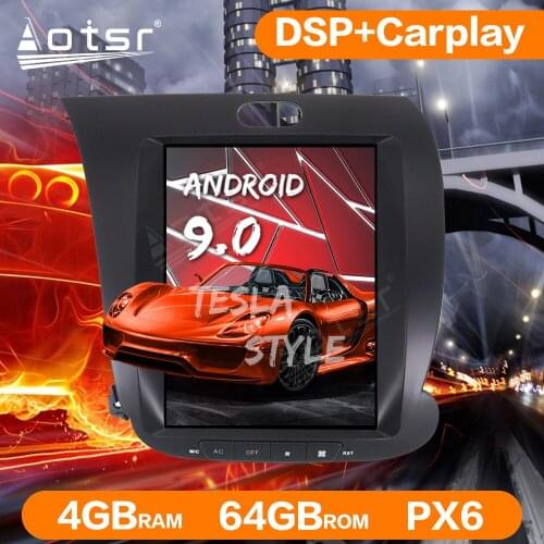 Tesla Style Android 9 Multimedia Player Car Stereo Navigation For KIA CERATO K3 FORTE 2013-2017 Head Unit Auto Radio Carplay DSP