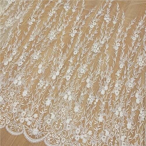 New fashion embroidery fabric lace for dress DIY