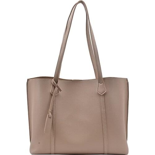 New Fashion Handbags Women Bags Large Shopping Bag Casual Tote Bag Female Soft Big Bag Simple Shoulder Bag Ladies Messenger Bag