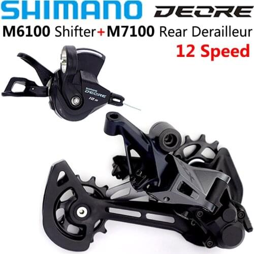 SHIMANO DEORE M6100 m7100 12s Groupset SL M6100 Shift Lever + RD M7100 SGS Rear Derailleur 12 Speed MTB Bike Groupset Shifter