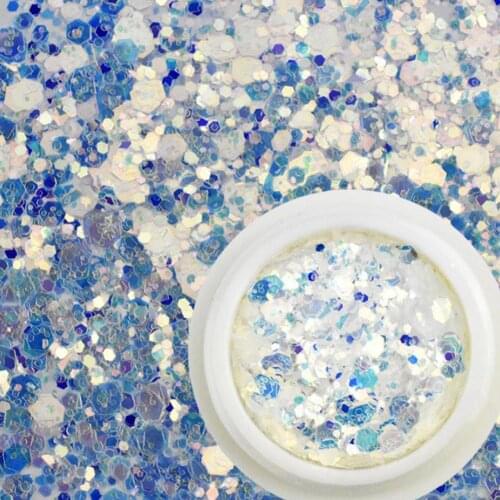 Hot Nail Sticker Five-pointed Star Moon Heart Manicure Sequins Glitter Mixed DIY Nails Decoration Art Tools