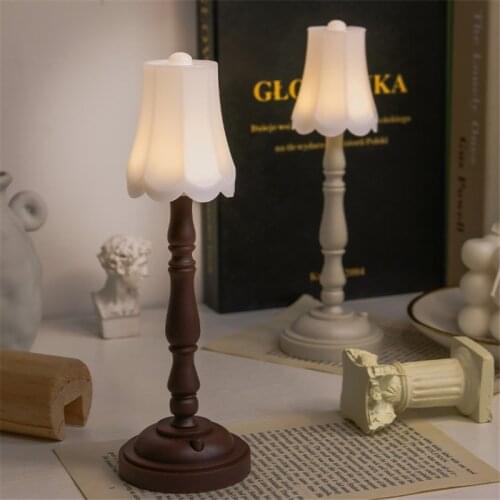 Retro 26cm Restaurant Bar Cafe USB LED Vintage Desk Lamp Bedside Table Lamps Nightstand Light Bedroom Lamp