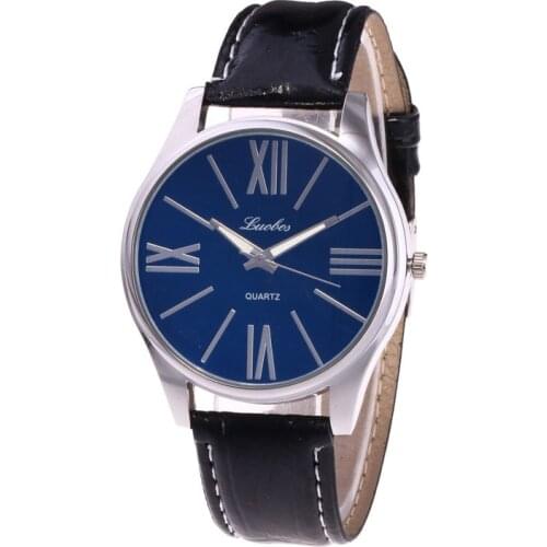 Top Luxury Fashion Brand Quartz Watch Men Women Casual Leather Dress Business Bracelet Wristwatch 8O16