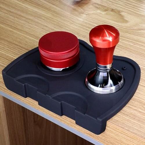 Silicone Fluted Coffee Mat Non-Slip Coffee Tamper Mat Espresso Tampering Mat Tamper For Coffee Bar Tools Kitchen Pad