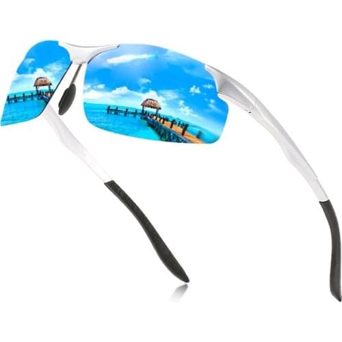 Aluminum Magnesium Polarized Sunglasses Men Sport Anti-reflective Eyewear Fishing Goggles Luxury shades Oculos De Sol Masculino