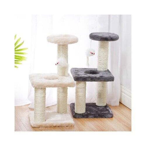 Pet Supplies Sisal Cat Climbing Frame Three-layer Cat Scratching Board Grinding Claw Pet Cat Toy Cat Scratching Post