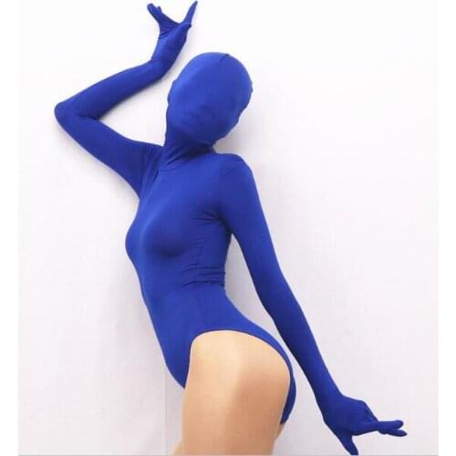 Woman Sexy Spandex Bodysuit Tights Unisex Fetish Zentai Leotard Sheer Bodysuit Zentai Suit Gay Mens Sexy Cosplay Costume