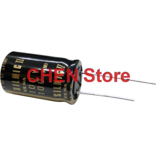 1PCS ELNA SILMIC II RFS 50V 63V 100V 1UF 2.2UF 4.7UF 10UF 22UF 33UF 47UF 100UF 220UF 470UF 1000UF Silk fiber audio capacitor