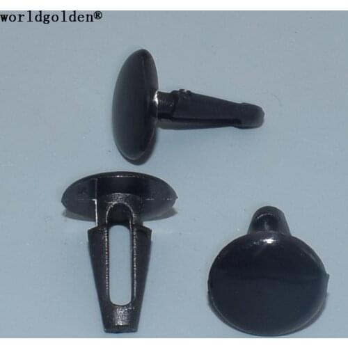 Worldgolden 10pcs auto fasteners Retaining Clip for Toyota#90467-07050(9046707050) Nissan#01553-00172(0155300172)
