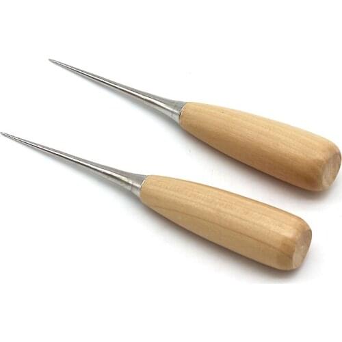 2Pcs Sewing Awl For Shoes Repair Sewing Needle Hook Tool Sewing Accessories