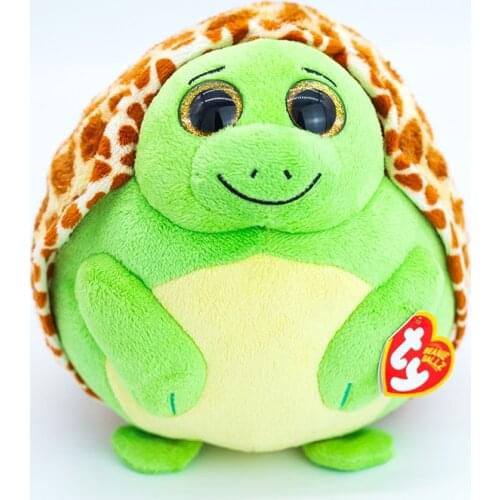 25CM Ty Beanie Zippy Sparkly Eyes the Orb tortoise Cute Animal Doll Birthday Gift Soft Stuffed Plush Toy Kids