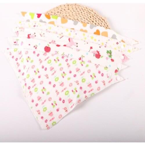 5pc/lot Cute Baby waterproof bib Bandana Bibs Cartoon Animal Print Cotton Newborn Infant Girls Boys Toddler Triangle Scarf