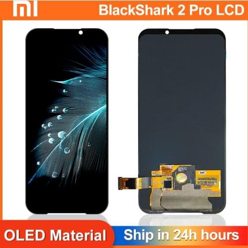 6.39'' Super AMOLED For Xiaomi Black Shark 2 SKW-H0 SKW-A0 LCD Screen Display+Touch Panel Digitizer For Black Shark 2 Pro DLT-A0