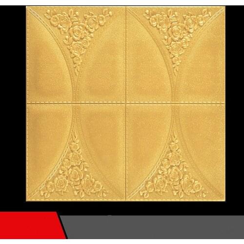 70*70cm 3D self-adhesive foam wall stickers soft bag personalized decorative wall renovation anti-collision sound insulation