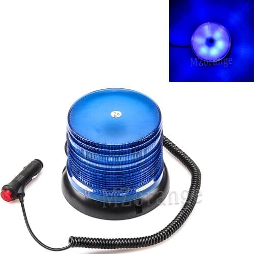 DC 12V-24V Strobe Car LED Flashing Carrying a Circular Signal Magnetic Ceiling Police Lights Warning Lamp 2 color strobe light
