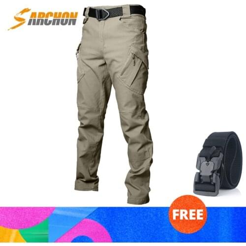 IX9 City Military Tactical Pant Men SWAT Combat Army Pants Casual Men Outdoor Climbing Hikling Pant pantalones hombre Cargo Pant